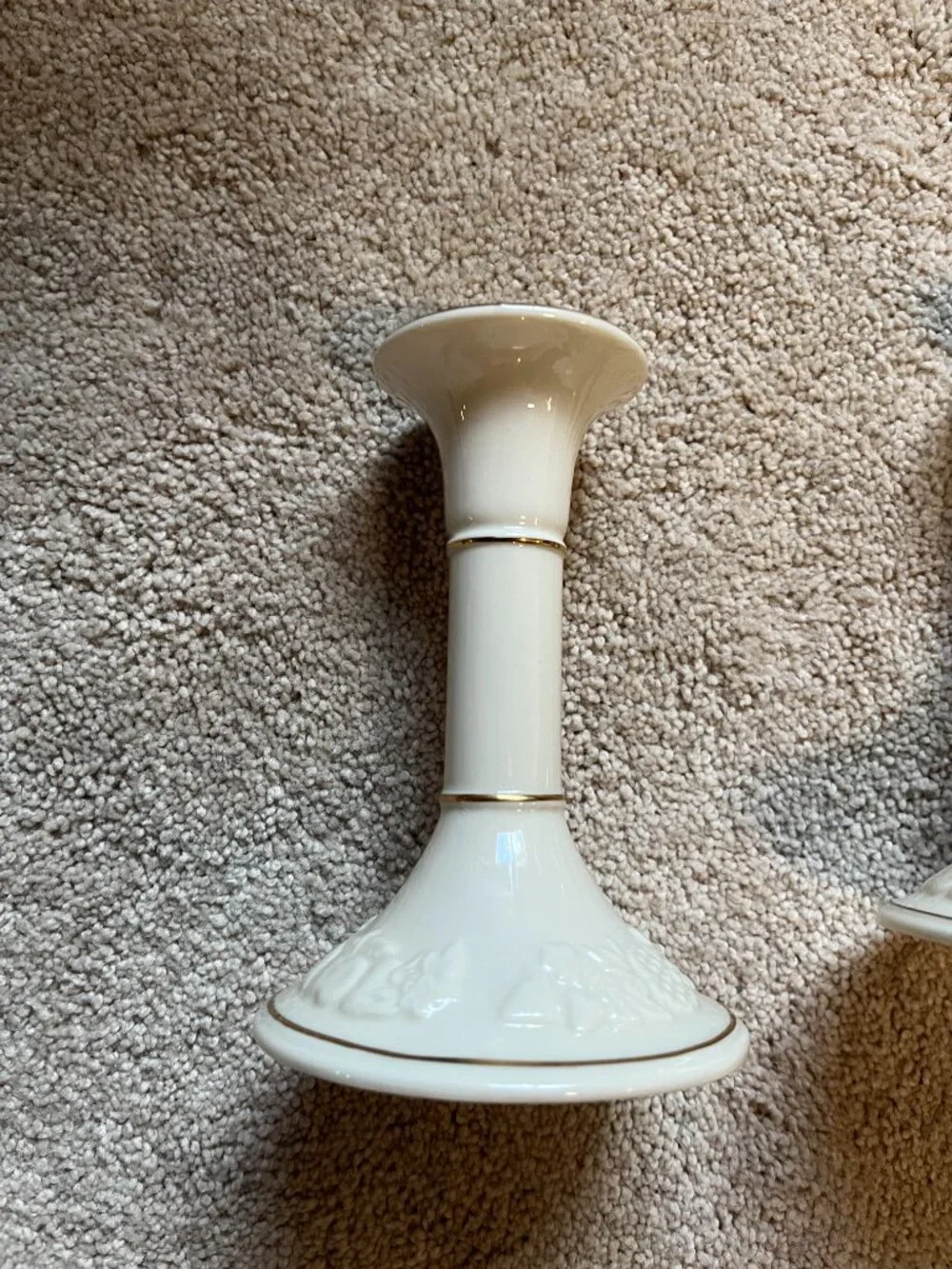 Vintage Lenox Fruits of Life Candlesticks Pair